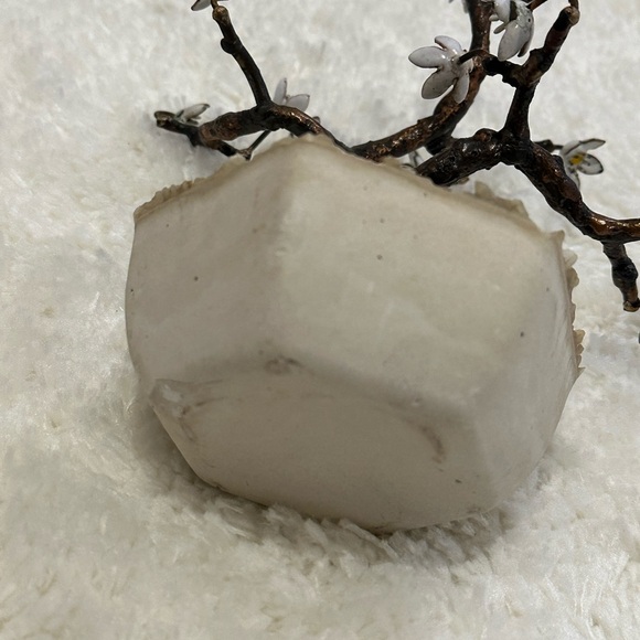 Vintage Bovano Enamel Flower Sculpture Bonsai Tree Enamel Copper - Picture 5 of 8